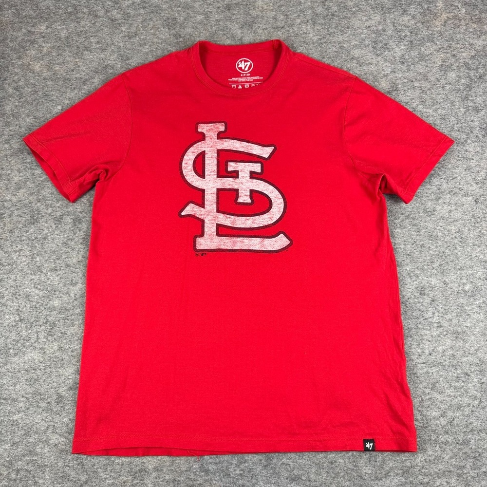 '47 Brand St. Louis Cardinals T-Shirt Tee Cotton Red Mens Small S